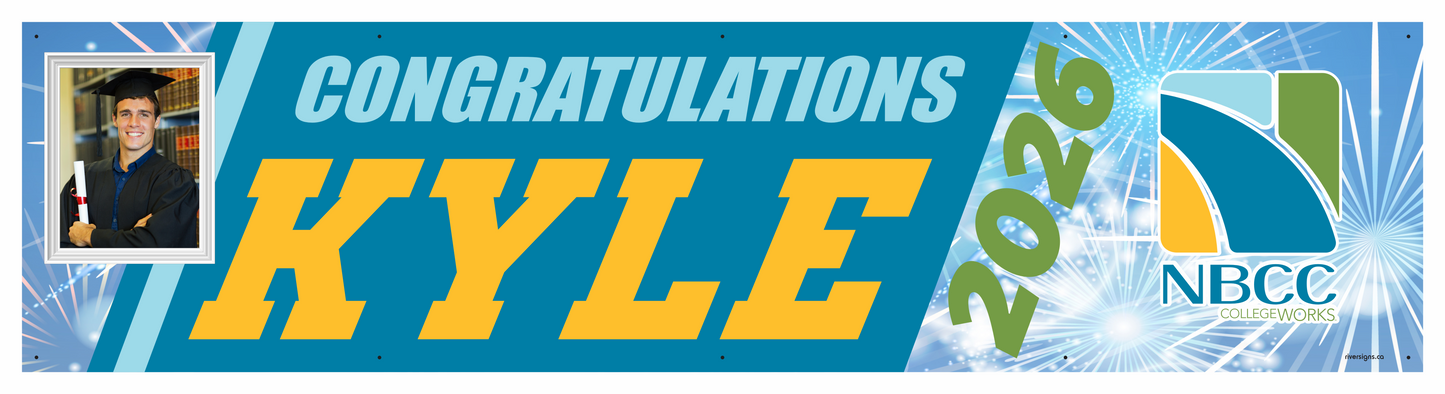 The "Kyle" Banner - 2' x 8'