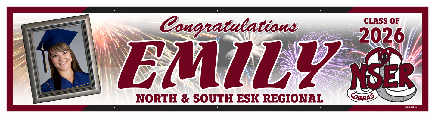 The "Emily" Banner - 2' x 8'