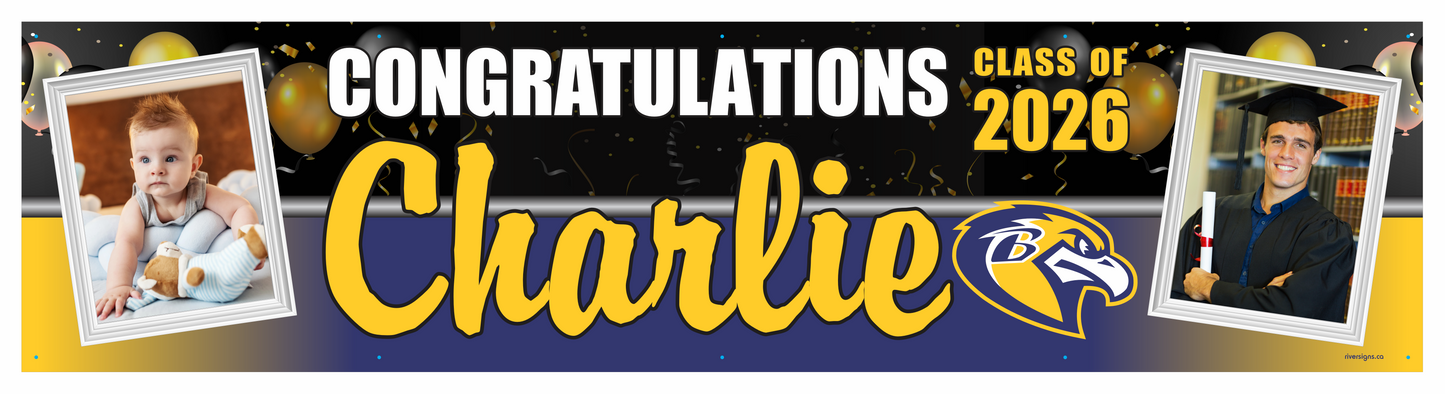 The "Charlie" Banner - 2' x 8'