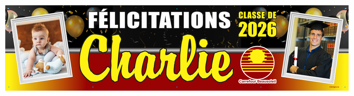 The "Charlie" Banner - 2' x 8'