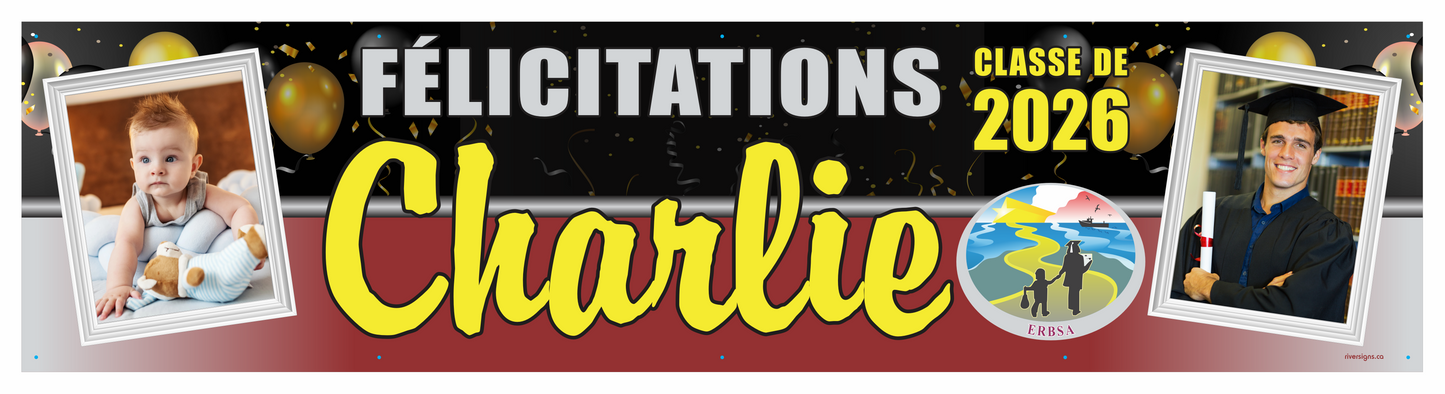 The "Charlie" Banner - 2' x 8'