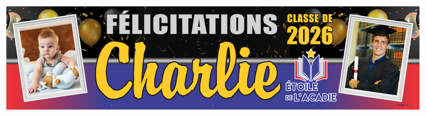 The "Charlie" Banner - 2' x 8'