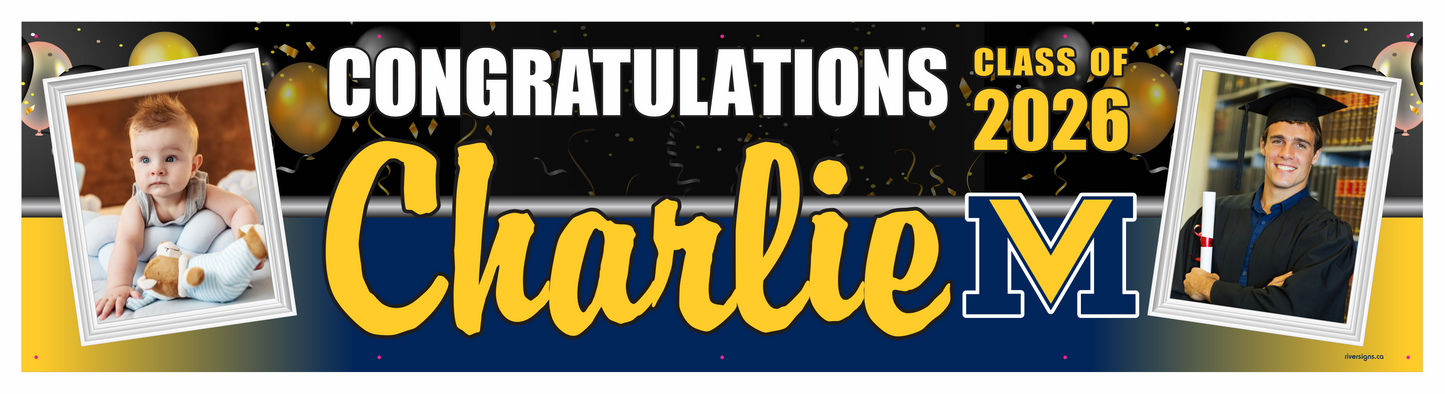 The "Charlie" Banner - 2' x 8'