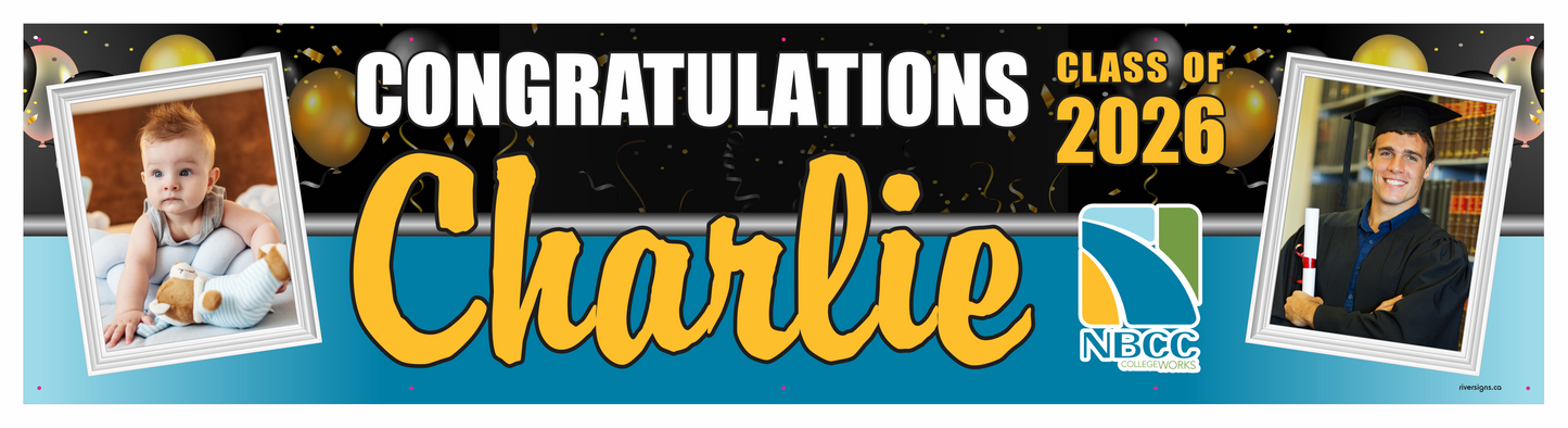 The "Charlie" Banner - 2' x 8'