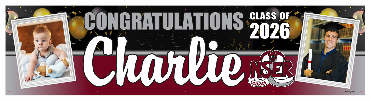 The "Charlie" Banner - 2' x 8'