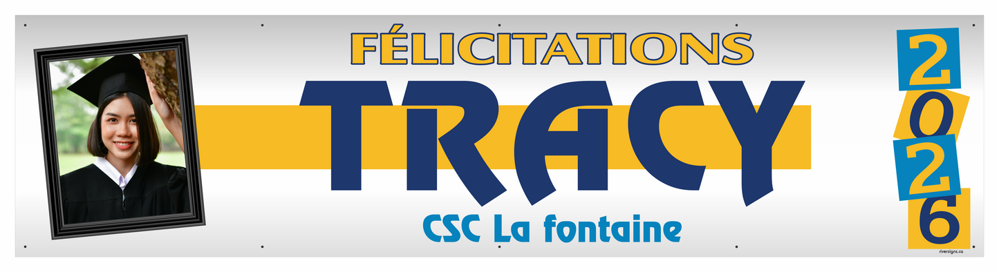 The "Tracy" Banner - 2' x 8'