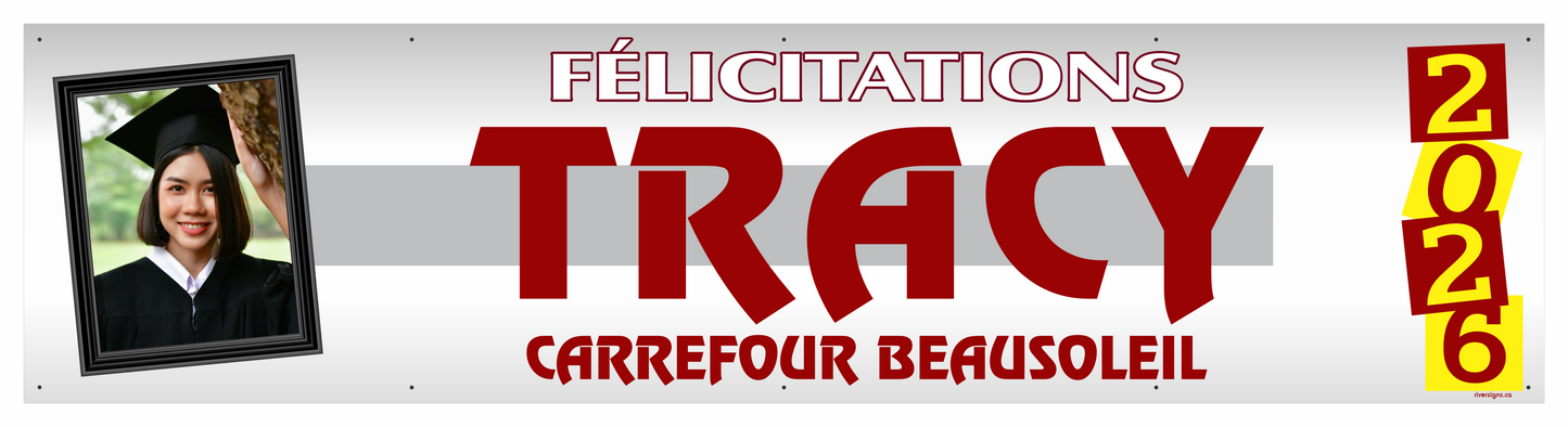 The "Tracy" Banner - 2' x 8'
