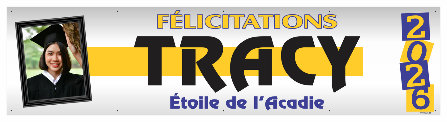 The "Tracy" Banner - 2' x 8'