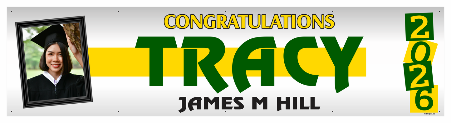 The "Tracy" Banner - 2' x 8'