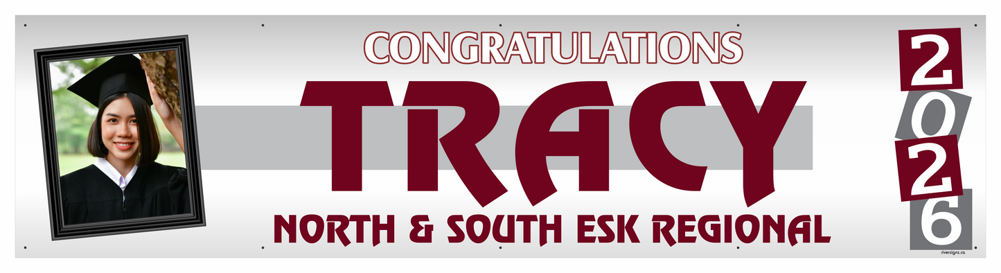 The "Tracy" Banner - 2' x 8'