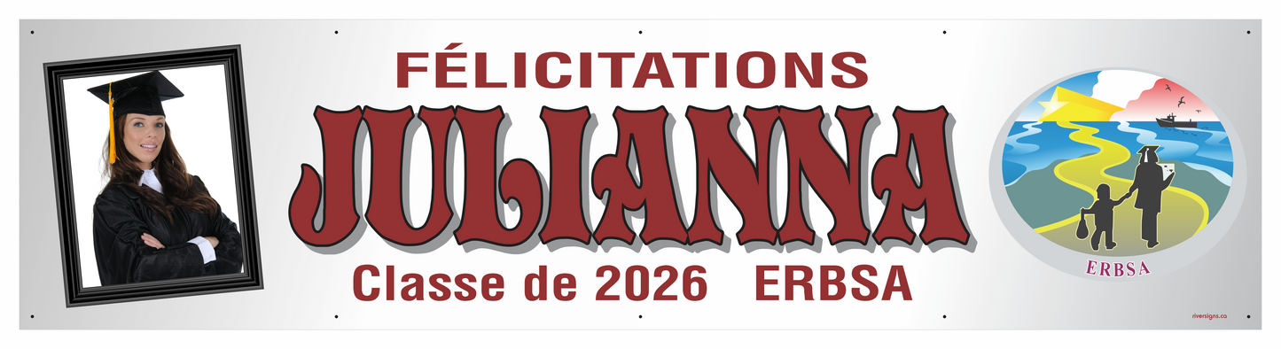 The "Julianna" Banner - 2' x 8'