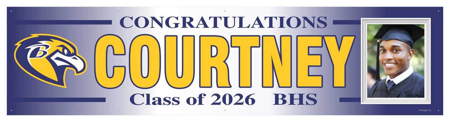 The "Courtney" Banner - 2' x 8'