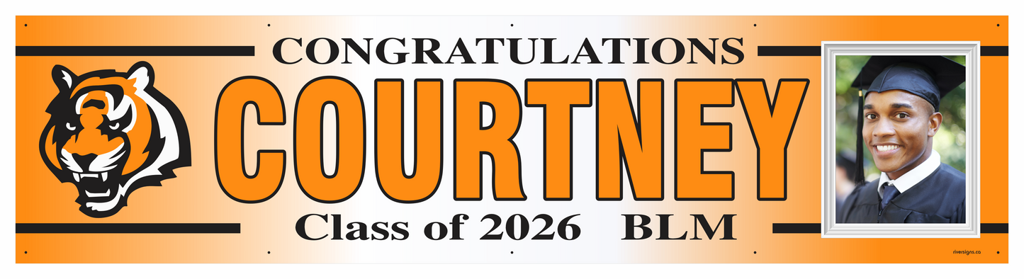 The "Courtney" Banner - 2' x 8'