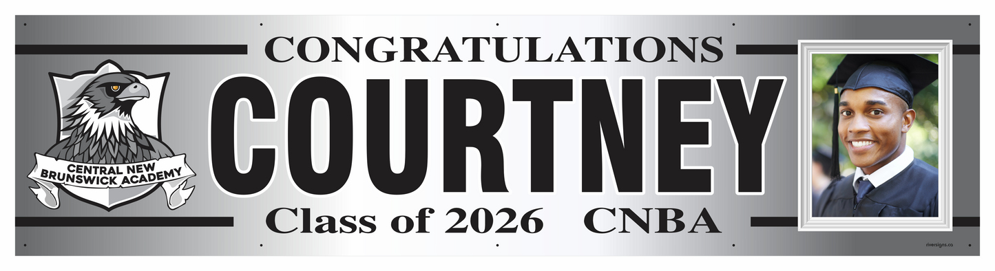 The "Courtney" Banner - 2' x 8'
