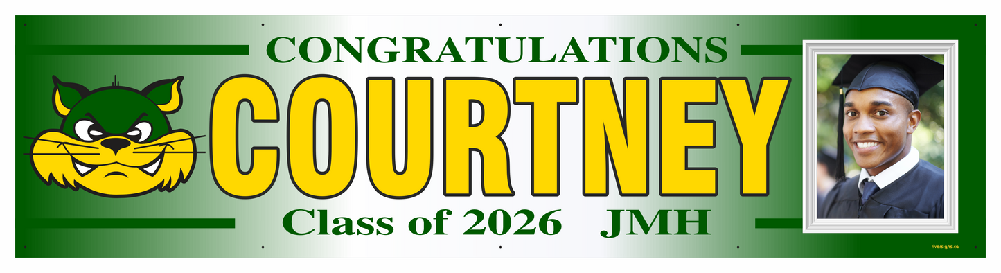 The "Courtney" Banner - 2' x 8'