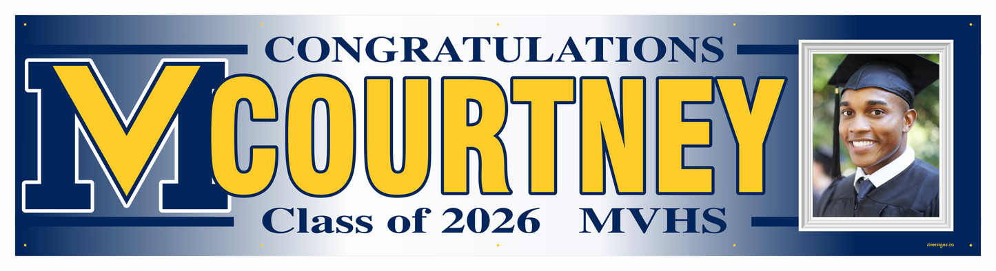 The "Courtney" Banner - 2' x 8'