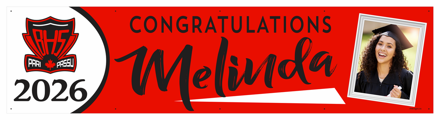 The "Melinda" Banner - 2' x 8'