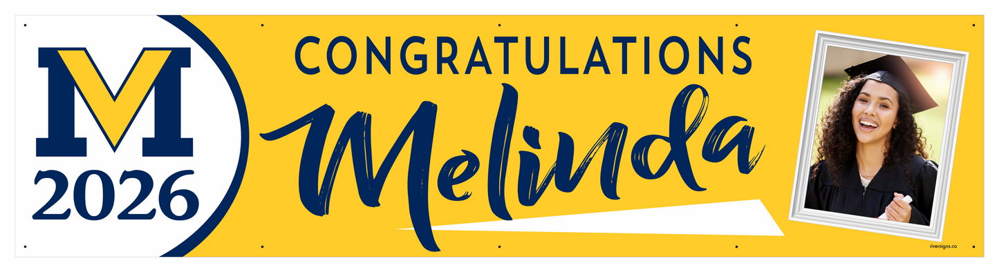 The "Melinda" Banner - 2' x 8'