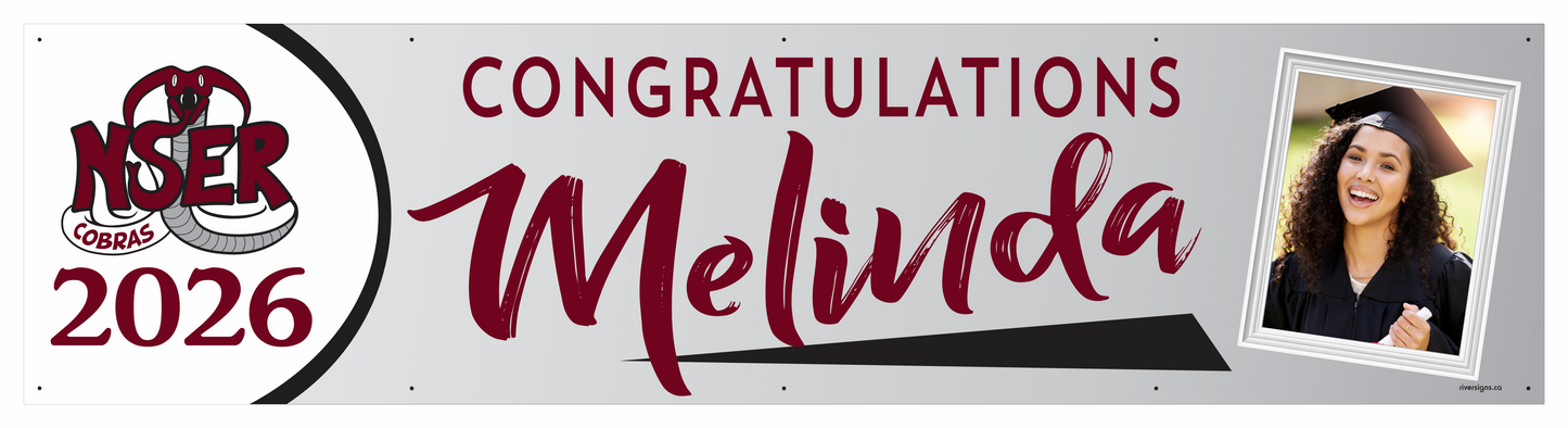 The "Melinda" Banner - 2' x 8'