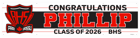 The "Phillip" Banner - 2' x 8'