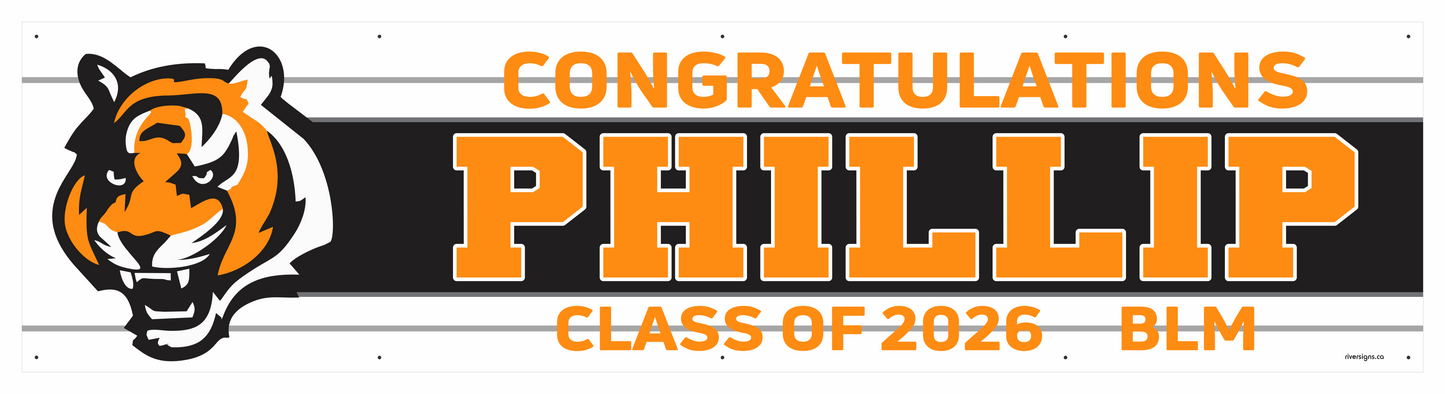 The "Phillip" Banner - 2' x 8'