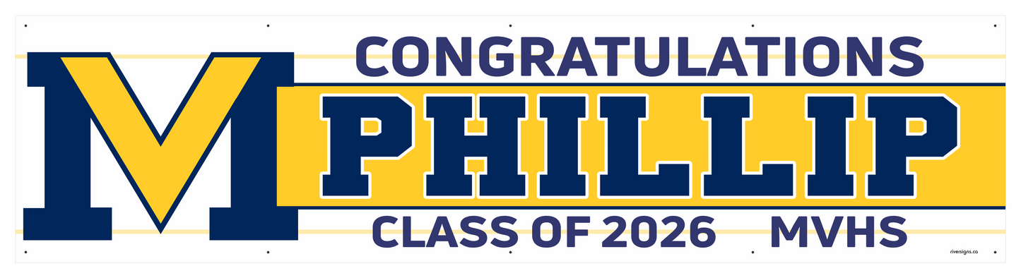 The "Phillip" Banner - 2' x 8'