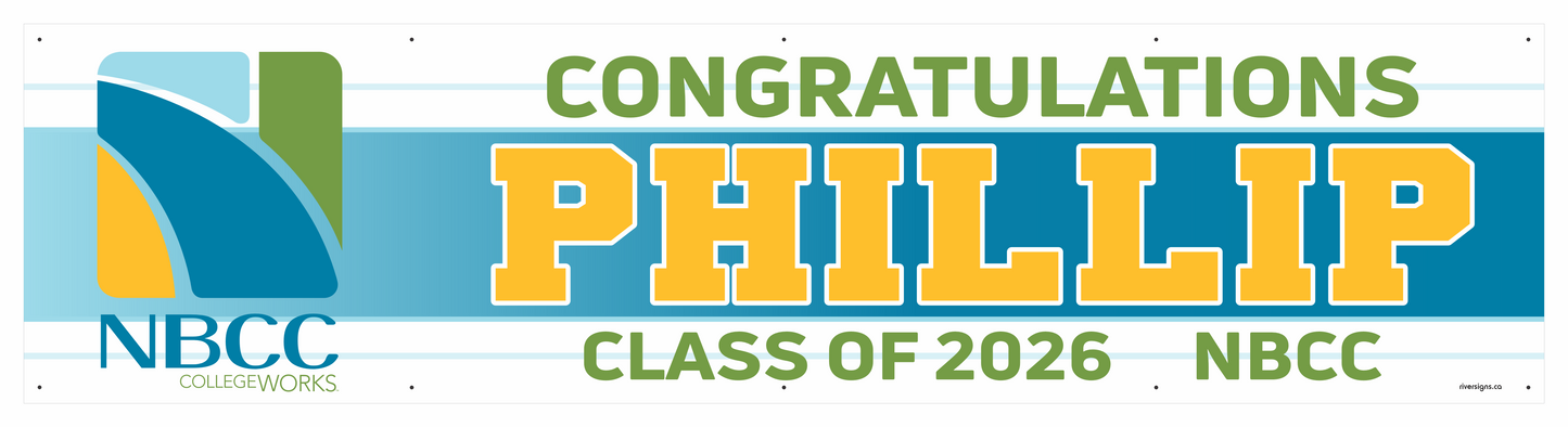 The "Phillip" Banner - 2' x 8'