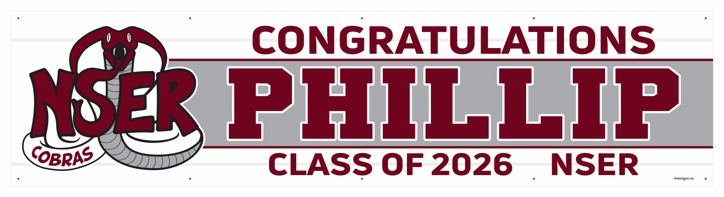 The "Phillip" Banner - 2' x 8'