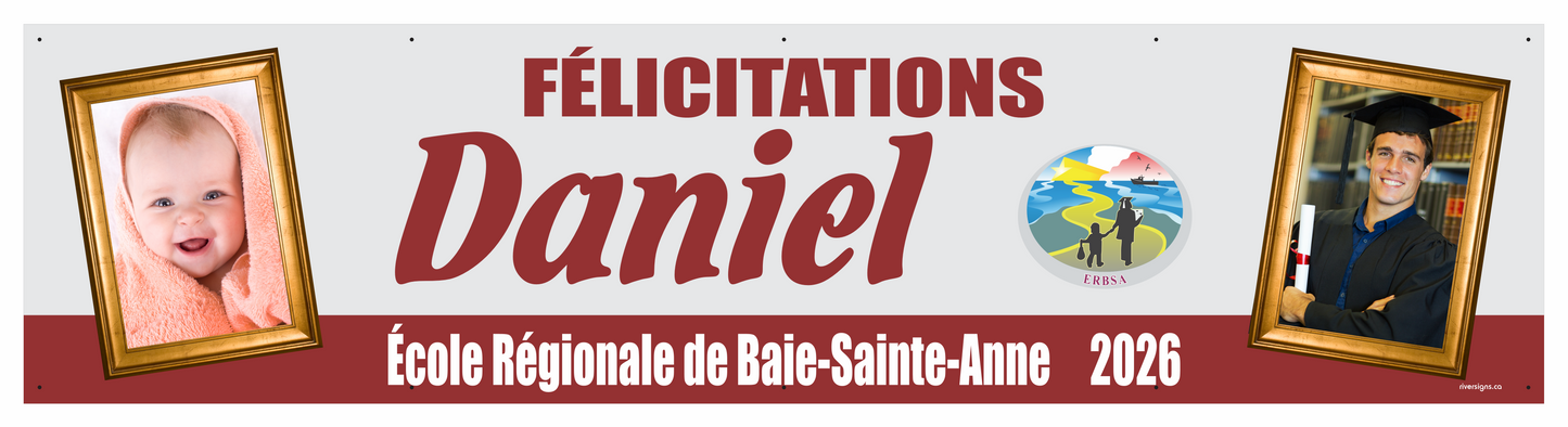 The "Daniel" Banner - 2' x 8'
