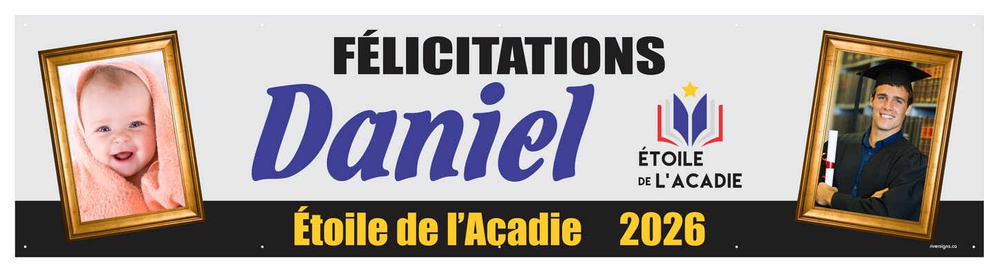 The "Daniel" Banner - 2' x 8'