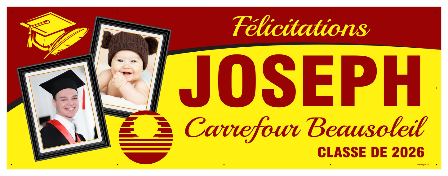 The "Joseph" Banner - 3' x 8'
