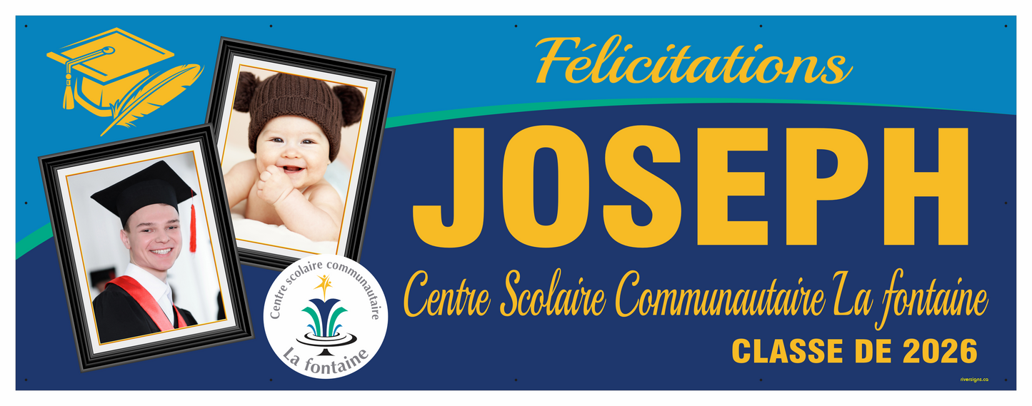 The "Joseph" Banner - 3' x 8'