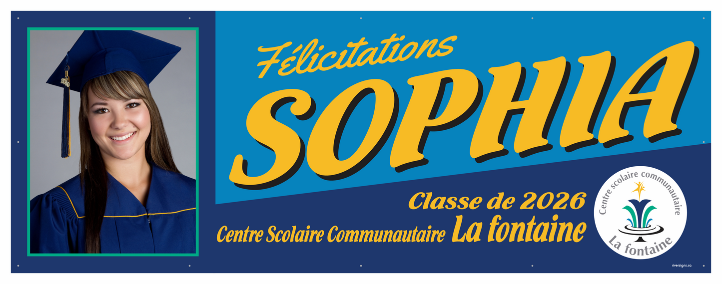 The "Sophia" Banner - 3' x 8'