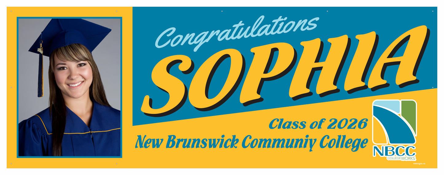 The "Sophia" Banner - 3' x 8'