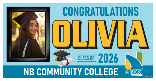 The "Olivia" Banner - 4' x 8'