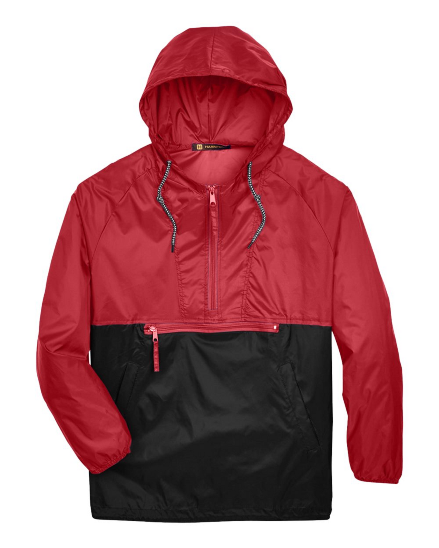 Unisex Packable Hooded Nylon Jacket - Harriton M750