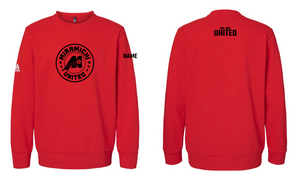 Miramichi United Soccer - Fleece Crewneck Sweatshirt - Adidas A434