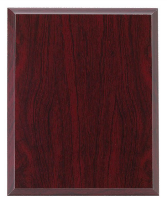 Red Wood plaque - Laser series