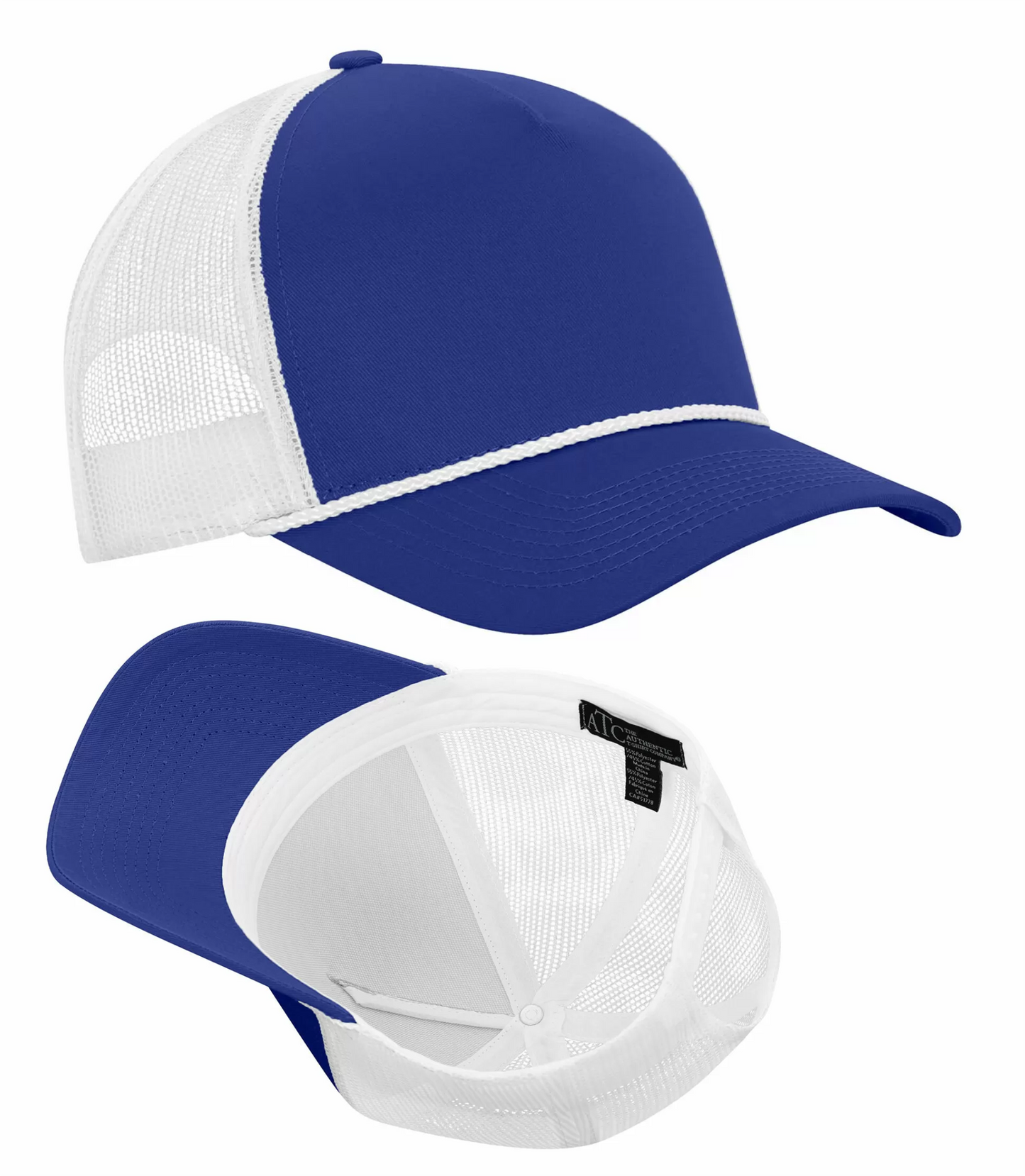 Everyday Cotton Twill 5-Panel Trucker Rope Cap - C1343