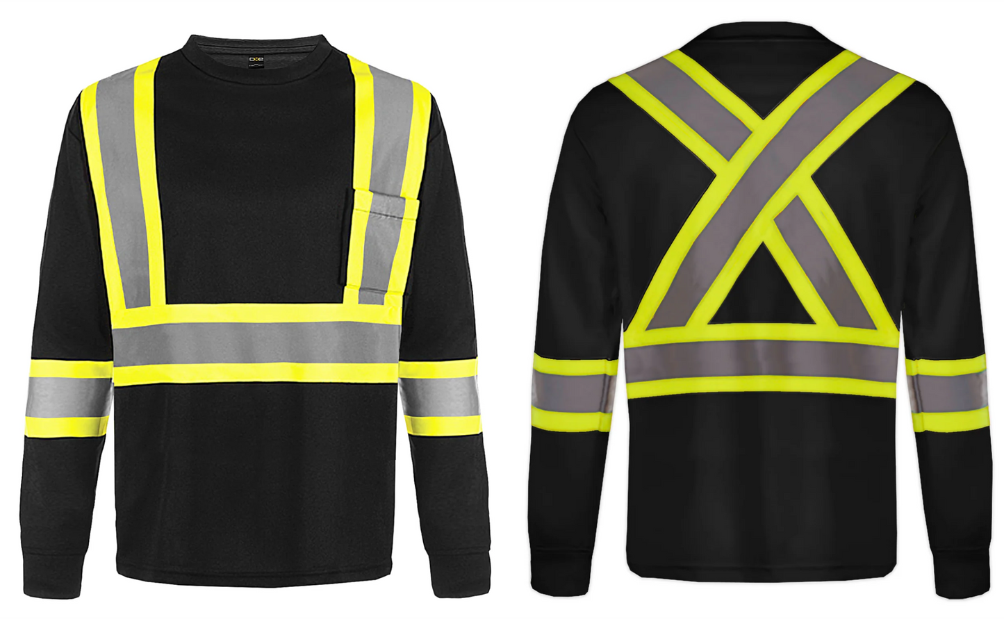 Safety T-Shirt - Adult Long Sleeve Beacon Hi-Vis- CX-2 S05948