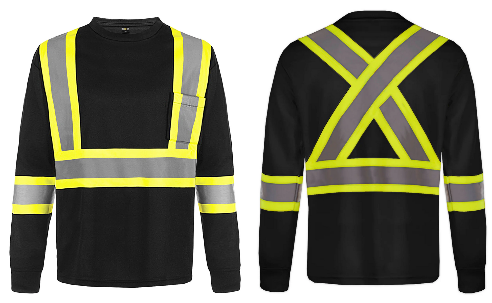 Safety T-Shirt - Adult Long Sleeve Beacon Hi-Vis- CX-2 S05948