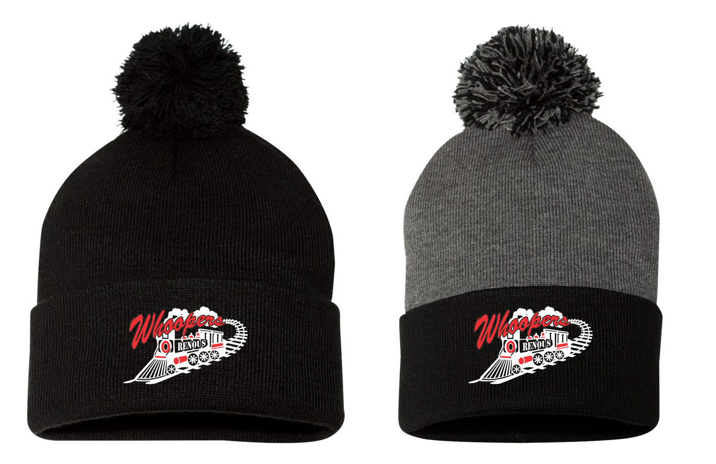 Renous Whoopers - Pom-Pom Cuffed Beanie