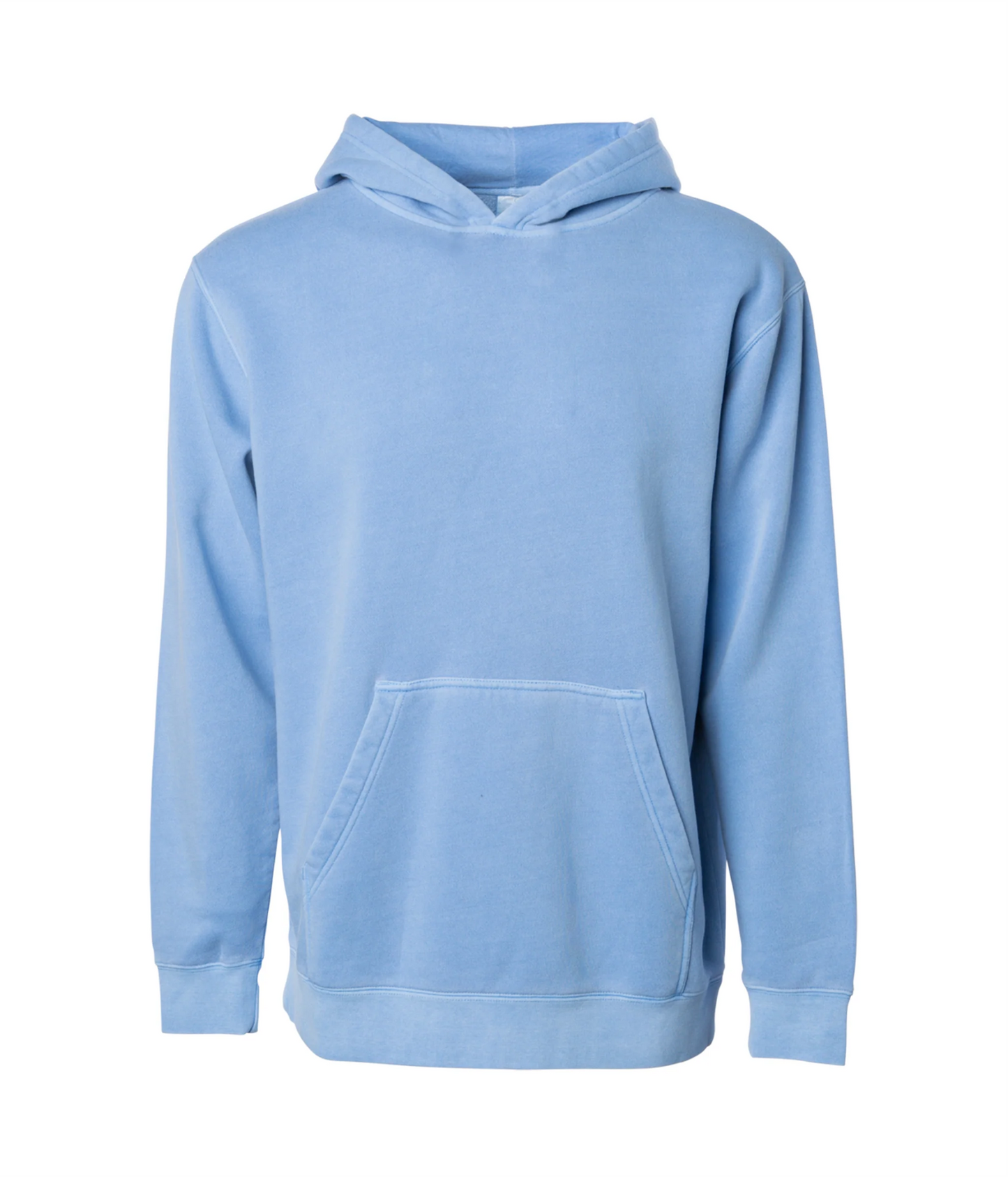 Midweight Pigment-Dyed Hooded Youth Sweatshirt - Independent Trading Co. PRM1500Y