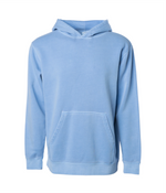 Midweight Pigment-Dyed Hooded Youth Sweatshirt - Independent Trading Co. PRM1500Y