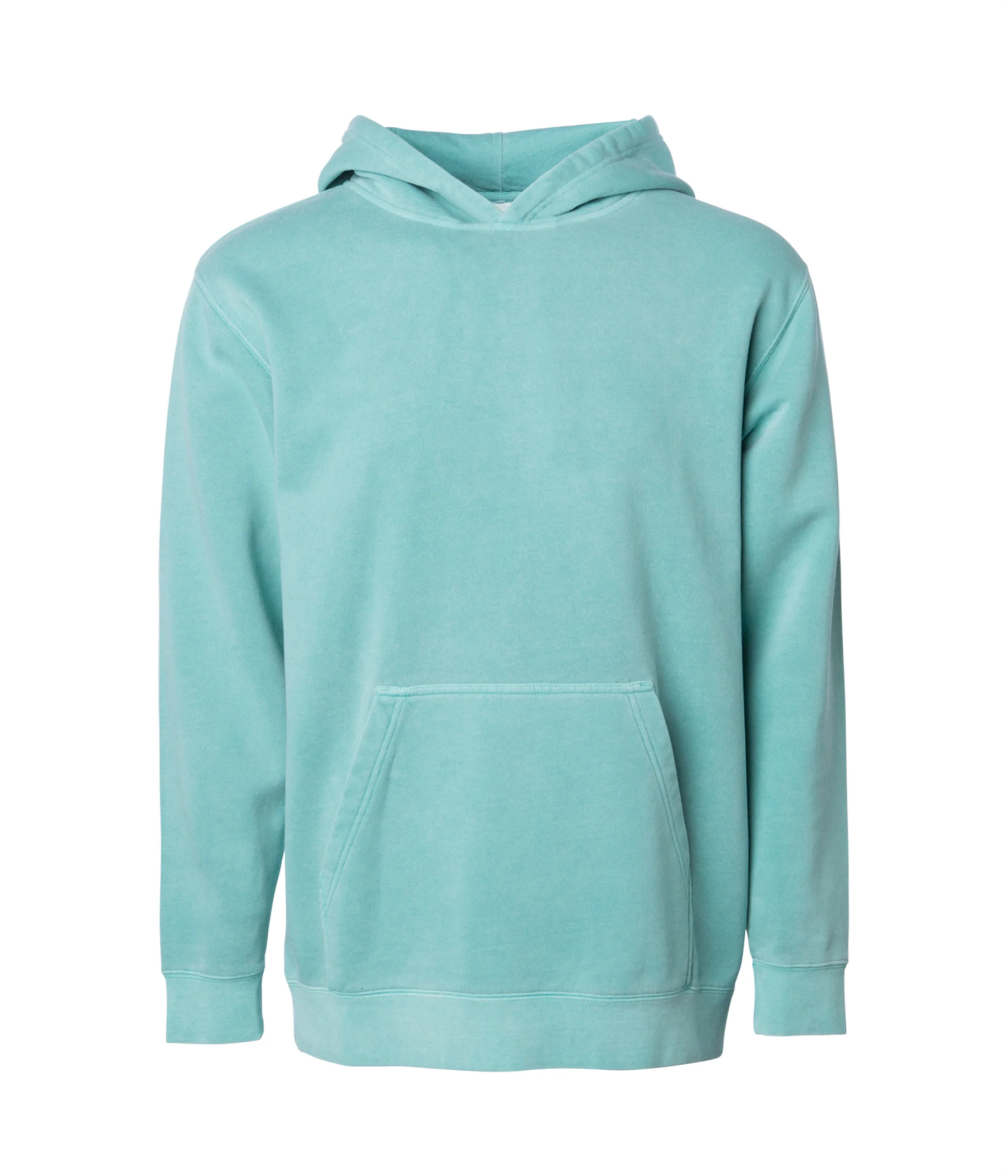 Midweight Pigment-Dyed Hooded Youth Sweatshirt - Independent Trading Co. PRM1500Y