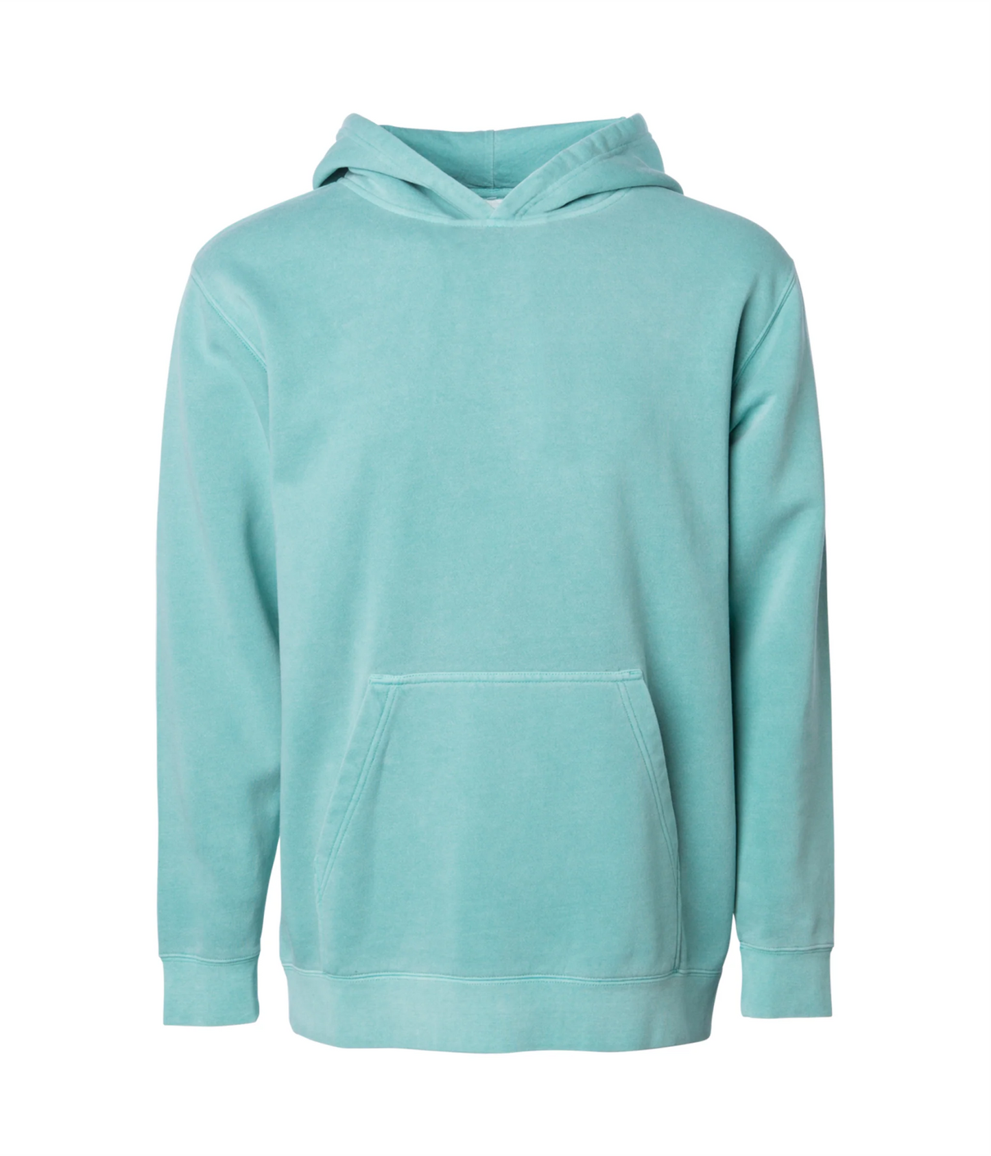 Midweight Pigment-Dyed Hooded Youth Sweatshirt - Independent Trading Co. PRM1500Y