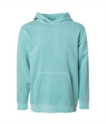 Midweight Pigment-Dyed Hooded Youth Sweatshirt - Independent Trading Co. PRM1500Y