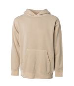 Midweight Pigment-Dyed Hooded Youth Sweatshirt - Independent Trading Co. PRM1500Y