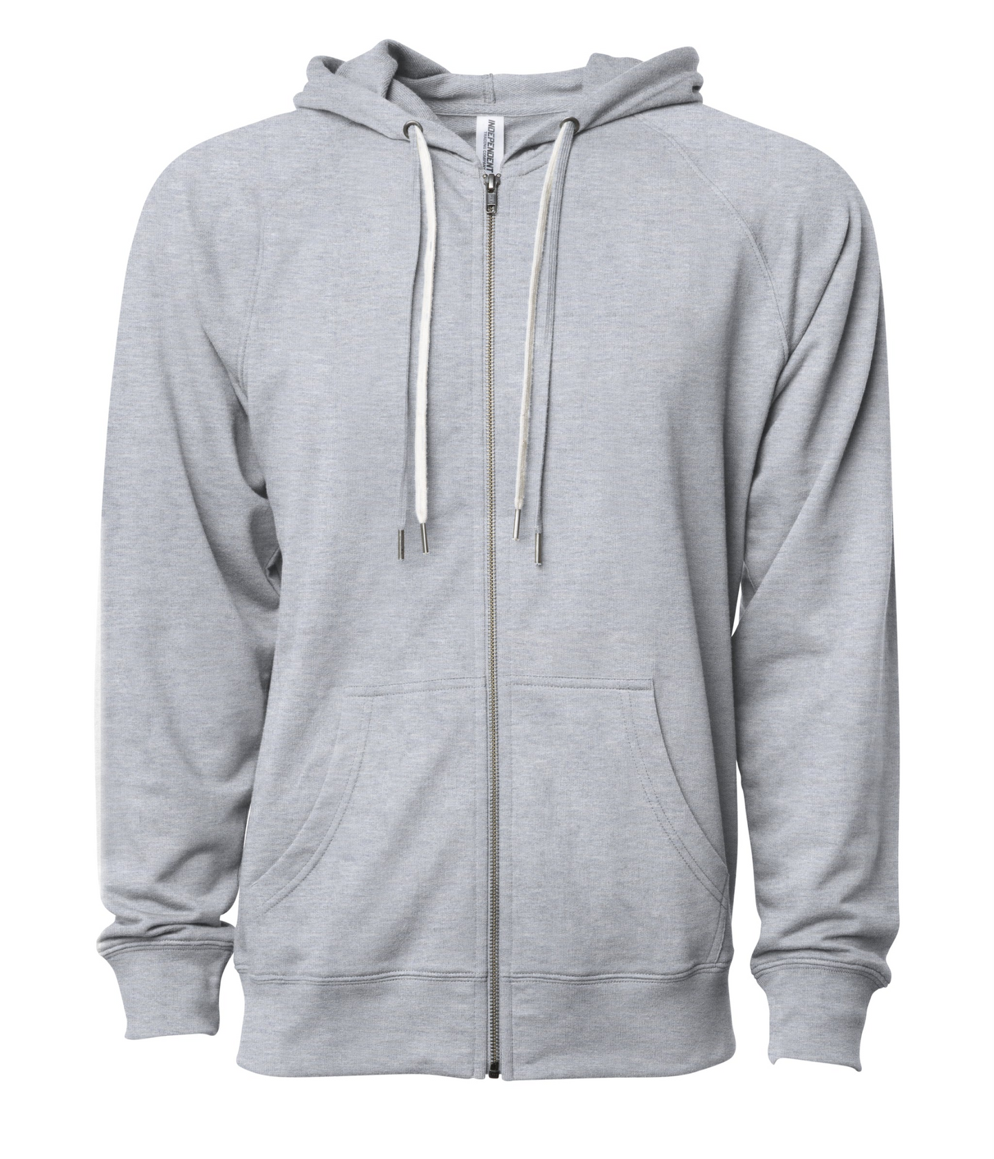 Icon Lightweight Loopback Terry Full-Zip Hooded Men's Sweatshirt - Independent Trading Co. SS1000Z