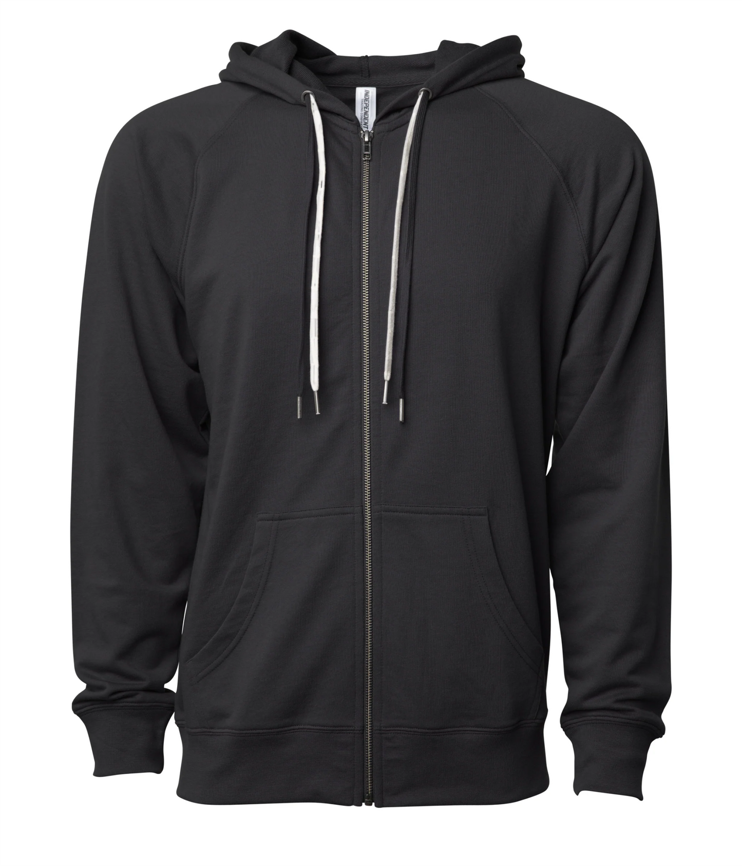 Icon Lightweight Loopback Terry Full-Zip Hooded Men's Sweatshirt - Independent Trading Co. SS1000Z